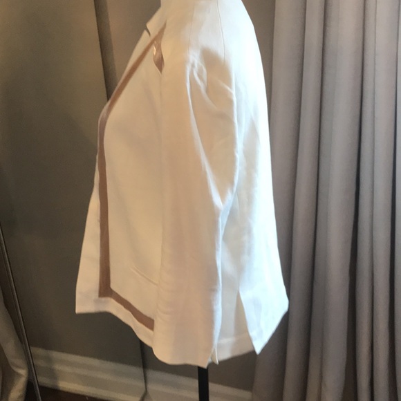 🤍J BRAND White & Sheer Blazer - Picture 5 of 11